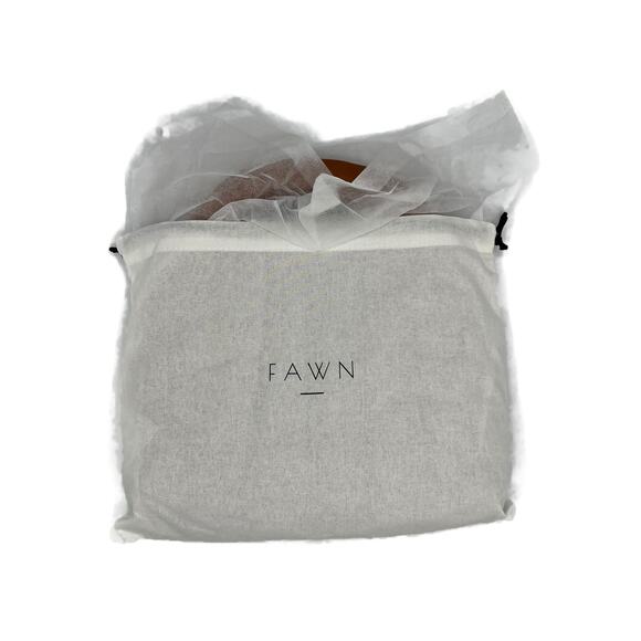 Fawn Design the Quilted Handbag or Crossbody with Dust Bag in Matte Brown - Picture 4 of 7